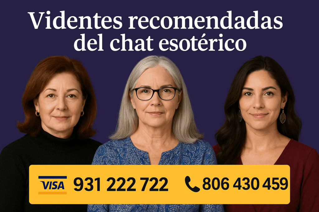 Videntes recomendadas del chat esotérico con teléfonos de atención